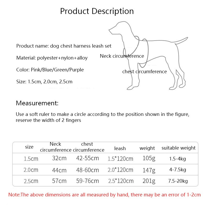 Koera jalutusrihma ja rakmete komplekt, reguleeritavad ja mugavad sadularihmad tugeva koerajalutusrihma metallist konksuga keskmise suurusega koertele