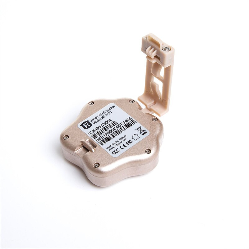 Pet Dogs Mini GPS Tracker Οθόνη φωνής σκυλιών WiFi GSM GPRS RF-V30 Τηλέφωνο σε πραγματικό χρόνο Παρακολούθηση παγκόσμιου εντοπισμού SMS Anti Lost Baby Cats