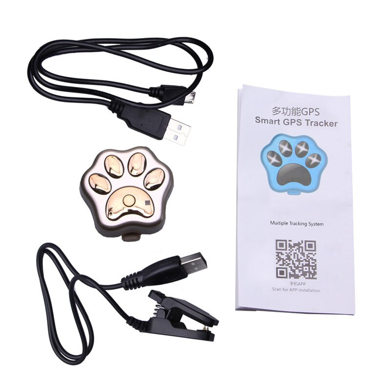 Pet Dogs Mini GPS Tracker Οθόνη φωνής σκυλιών WiFi GSM GPRS RF-V30 Τηλέφωνο σε πραγματικό χρόνο Παρακολούθηση παγκόσμιου εντοπισμού SMS Anti Lost Baby Cats