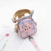 Σακίδιο πλάτης με λουρί με λουρί για κατοικίδιο ζώο 3τμχ Σετ Ρύθμιση Breathabl Fashion Leashes Κοστούμι για Teddy Bichon Pomeranian Small Pets