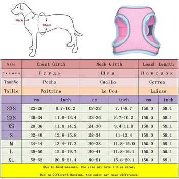 Αναπνεύσιμο πλέγμα κουταβιού με μαλακό γεμιστό λουρί σκύλου Μικρά σκυλιά λουρί για γάτες Γιλέκο Frech μπουλντόγκ πατημασιά στήθος Sraps για σκύλους