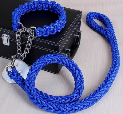 Paracord set povodnika za pse i ogrlice s dvostrukim nitima Povodci za kućne ljubimce Metalni P lanac Kopča Vučno uže za štene za male velike srednje pse