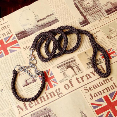 Paracord set povodnika za pse i ogrlice s dvostrukim nitima Povodci za kućne ljubimce Metalni P lanac Kopča Vučno uže za štene za male velike srednje pse