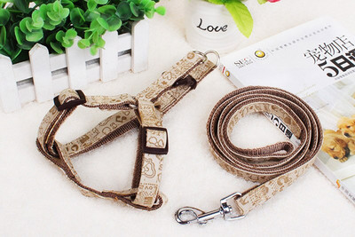 Μόδα 4 μεγέθη λουριά σκύλου Ρυθμιζόμενα PU+Νάιλον Σετ λουριών για κατοικίδια Εκπαιδευτική ζώνη βαδίσματος για μικρά μεσαία κουτάβια γάτες