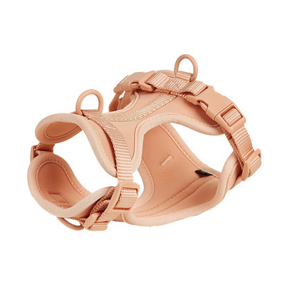 Πολυτελές αναπνεύσιμο σετ λουριών και λουριών για σκύλους κατοικίδιων ζώων Ρυθμιζόμενο κολάρο Macaron Διχτυωτό ιμάντα στήθους Μεσαίου μεγέθους Αξεσουάρ προμήθειες για σκύλους