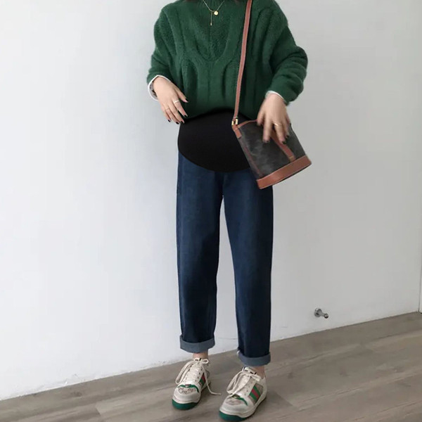 Pantaloni de dama pentru gravide in doua culori