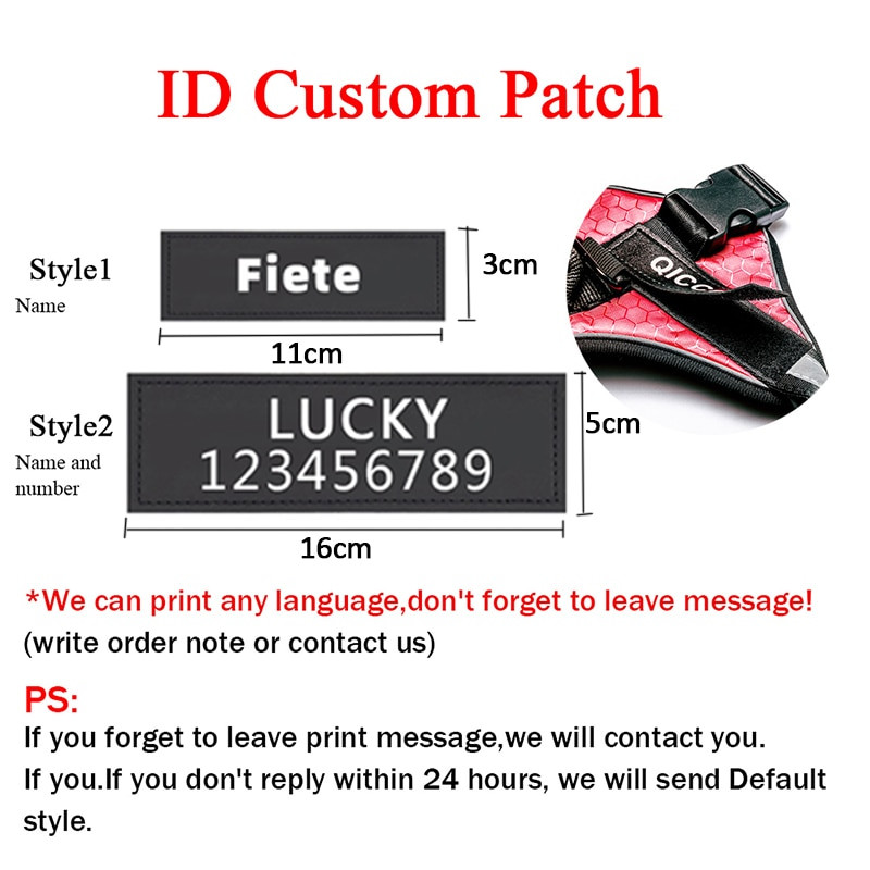 Ham personalizat pentru câini de companie și set de lesă de 1,5 m pentru plimbare noaptea, ham reglabil reflectorizant, cu articole personalizate pentru animale de companie