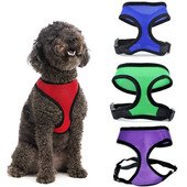 Kvėpuojantis čihuahua mopsas buldogas šunų petnešų ir pavadėlio rinkinys arnes perro šunų petnešos Nailono tinklinės liemenės krūtinės juostelė naminiams gyvūnėliams