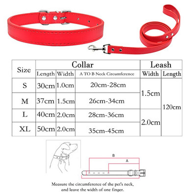 Set de lesă pentru zgarda de câine din piele moale PU, pentru pisică, buldog, labrador, cățeluș pentru animale de companie, pentru câini mici, mijlocii mari, set de lesă