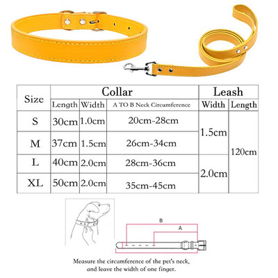 Set de lesă pentru zgarda de câine din piele moale PU, pentru pisică, buldog, labrador, cățeluș pentru animale de companie, pentru câini mici, mijlocii mari, set de lesă