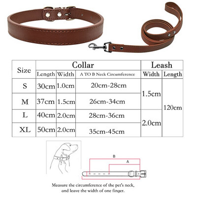 Set de lesă pentru zgarda de câine din piele moale PU, pentru pisică, buldog, labrador, cățeluș pentru animale de companie, pentru câini mici, mijlocii mari, set de lesă