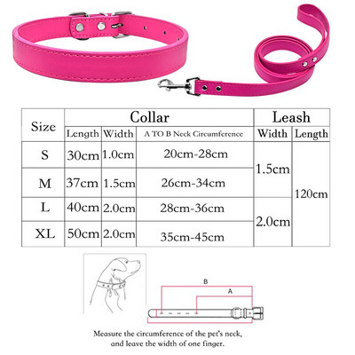 Set de lesă pentru zgarda de câine din piele moale PU, pentru pisică, buldog, labrador, cățeluș pentru animale de companie, pentru câini mici, mijlocii mari, set de lesă