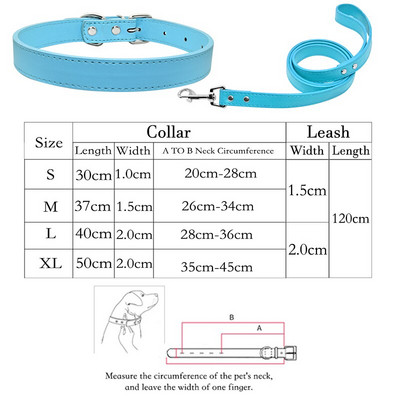 Set de lesă pentru zgarda de câine din piele moale PU, pentru pisică, buldog, labrador, cățeluș pentru animale de companie, pentru câini mici, mijlocii mari, set de lesă