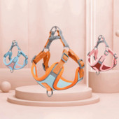 Λουρί σκύλου με σετ λουριών Ανακλαστικά περιλαίμια για τρέξιμο για σκύλους χωρίς τράβηγμα σε εξωτερικό χώρο Ταξίδι κατοικίδιο ζώο λουρί γιλέκο για μικρά σκυλιά