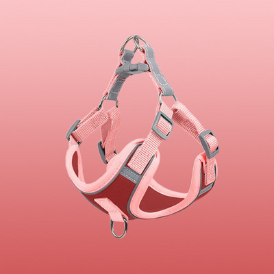 Λουρί σκύλου με σετ λουριών Ανακλαστικά περιλαίμια για τρέξιμο για σκύλους χωρίς τράβηγμα σε εξωτερικό χώρο Ταξίδι κατοικίδιο ζώο λουρί γιλέκο για μικρά σκυλιά