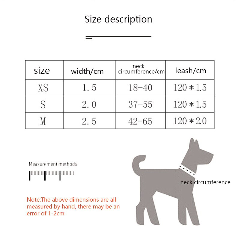 Σετ κολάρου και λουριών για κατοικίδια Macaron Color, Ρυθμιζόμενο κολάρο σκύλου με ταιριαστό λουρί σκύλου Άνετη λαβή για προμήθειες για βόλτα σκύλου