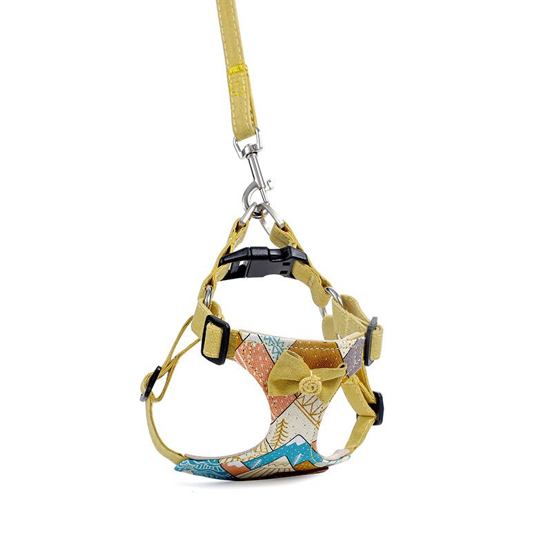 Σετ λουριών και λουριών για κουτάβι Μόδα λουριά γιλέκων για μικρούς μεσαίους σκύλους Yorkie Husky Poodle Walking Mascotas Lead Chain