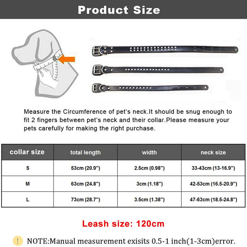 Reguleeritav suur koera kaelarihm koos tõmbamisvastase treeningrihmaga Labradori prantsuse buldogi nahast punutud lemmiklooma koera jalutusrihmaga