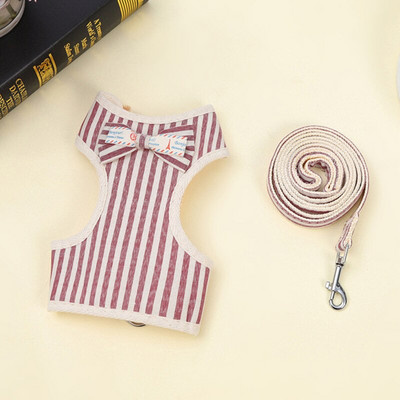 Pigesni čihuahua šuniukų šunų liemenių pakinktai ir pavadėlio rinkinys Reguliuojami petnešėliai mažiems šunims Pinčerių Jorkšyro talismanai