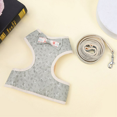 Pigesni čihuahua šuniukų šunų liemenių pakinktai ir pavadėlio rinkinys Reguliuojami petnešėliai mažiems šunims Pinčerių Jorkšyro talismanai