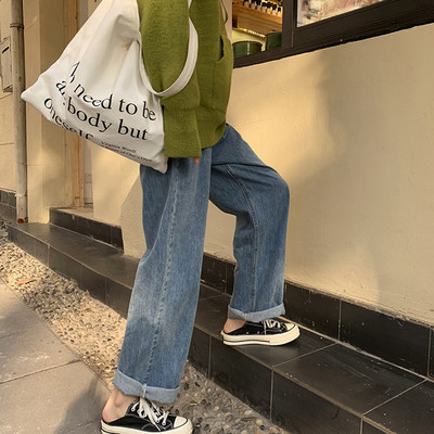 Pantaloni largi de dama pentru gravide - cu buzunar