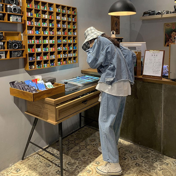 Pantaloni largi de dama pentru gravide - cu buzunar