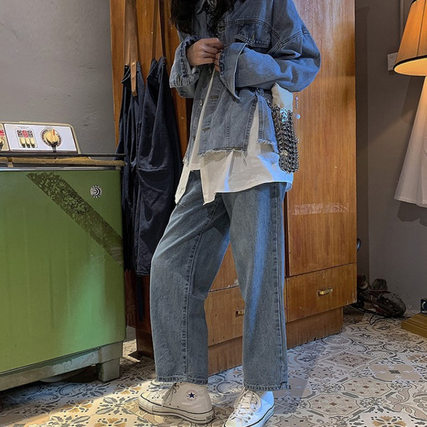 Pantaloni largi de dama pentru gravide - cu buzunar