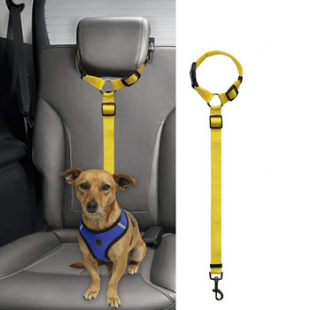 Προϊόντα κατοικίδιων ζώων Universal Practical Cat Dog Ρυθμιζόμενο λουρί ζώνης ασφαλείας αυτοκινήτου Ζώνη ασφαλείας για κουτάβι Καλώδια με ιμάντα ταξιδιού