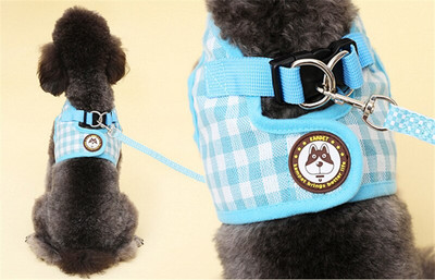 Διχτυωτό λουρί για γάτα και λουρί Αναπνέον ανακλαστικό γατάκι Γάτες λουρί Μικρό λουρί για κουτάβι σκύλου για γαλλικό μπουλντόγκ Chihuahua Pug