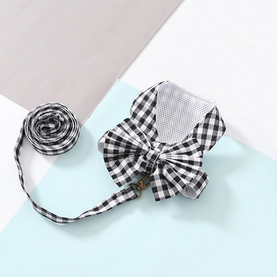 Ρυθμιζόμενη ζώνη σκύλου και σετ λουριών δικτυωτό Ρούχα για κουτάβια λουριά για μικρά σκυλιά Chihuahua Vest Ρούχα για κατοικίδια με D-ring