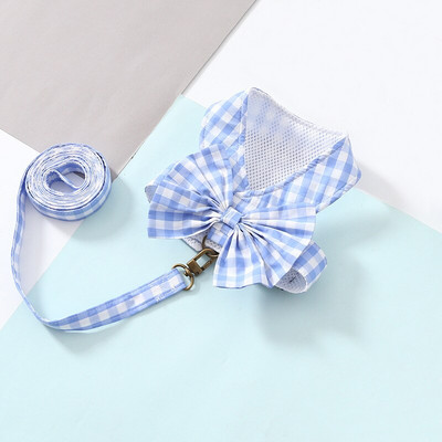 Ρυθμιζόμενη ζώνη σκύλου και σετ λουριών δικτυωτό Ρούχα για κουτάβια λουριά για μικρά σκυλιά Chihuahua Vest Ρούχα για κατοικίδια με D-ring