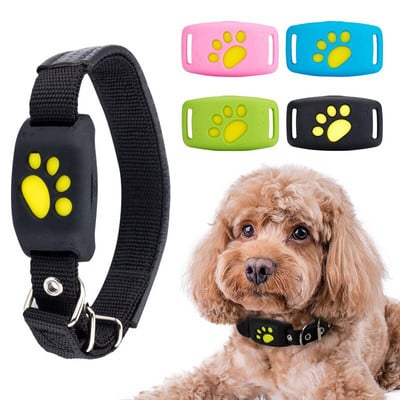 Σκύλοι Γάτες GPS Tracking Pet GPS Tracker Collar Anti-Lost Συσκευή εντοπισμού παρακολούθησης σε πραγματικό χρόνο Συσκευή κολάρα κατοικίδιων με μικρόφωνο Δωρεάν εφαρμογή