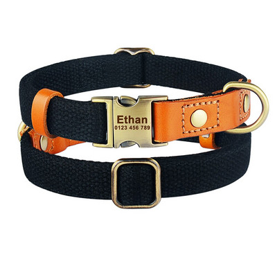 Reguleeritavad nailonist koera kaelarihmad Kohandatud graveeritud nime ID silt Isikupärastatud koera kaelarihm kutsikas keskmine suur unisex koerte kaelarihma rent