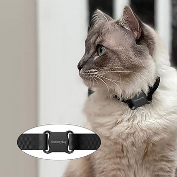 Мини GPS локатор за домашни любимци Тракер Водоустойчив Bluetooth-съвместим Проследяващ нашийник за кучета и котки Устройство против изгубено намиране Аксесоари за домашни котки