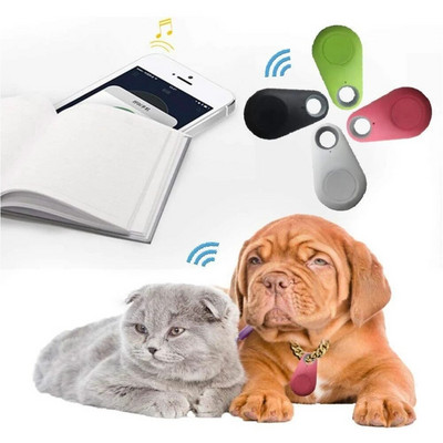 Kaotsiminekuvastane võtmehoidja Kaotsiminekuvastane Mini Pet Smart Tracker Bluetooth GPS Alarm Locator Võtmehoidja Lemmikkoer Kass Lapse Jälgija Sildi võti