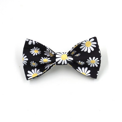 Εξατομικευμένο λουρί για σκύλους Κολάρο σκύλου με μοτίβο μικρής μαργαρίτας με χαραγμένο όνομα σε μαύρο λουρί για λουρί για λουρί για λουρί για σκύλους