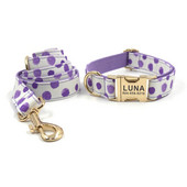 Isikupärastatud koera kaelarihm Kohandatud lemmiklooma kaelarihmad tasuta graveerimine ID nimesilt Lemmikloomatarviku lilla mulliga kutsika kaelarihma komplekt