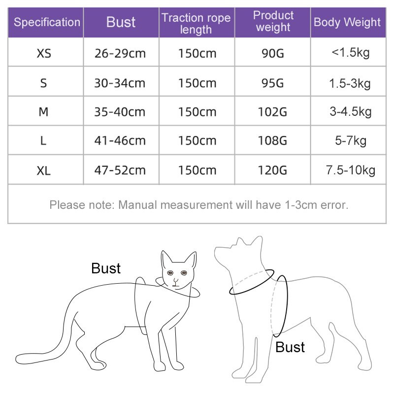 Koerarakmete ja jalutusrihmade komplekt väikestele koertele kassidele Helkurrihmad Reguleeritavad hingavad lemmikloomade rinnarihmad Koeratarvikud
