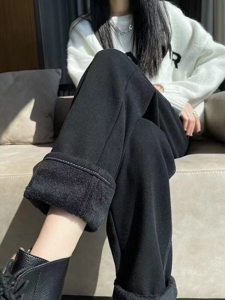 Blugi de maternitate cu talie înaltă căptușiți model nou