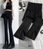 Blugi de maternitate de damă cu fante