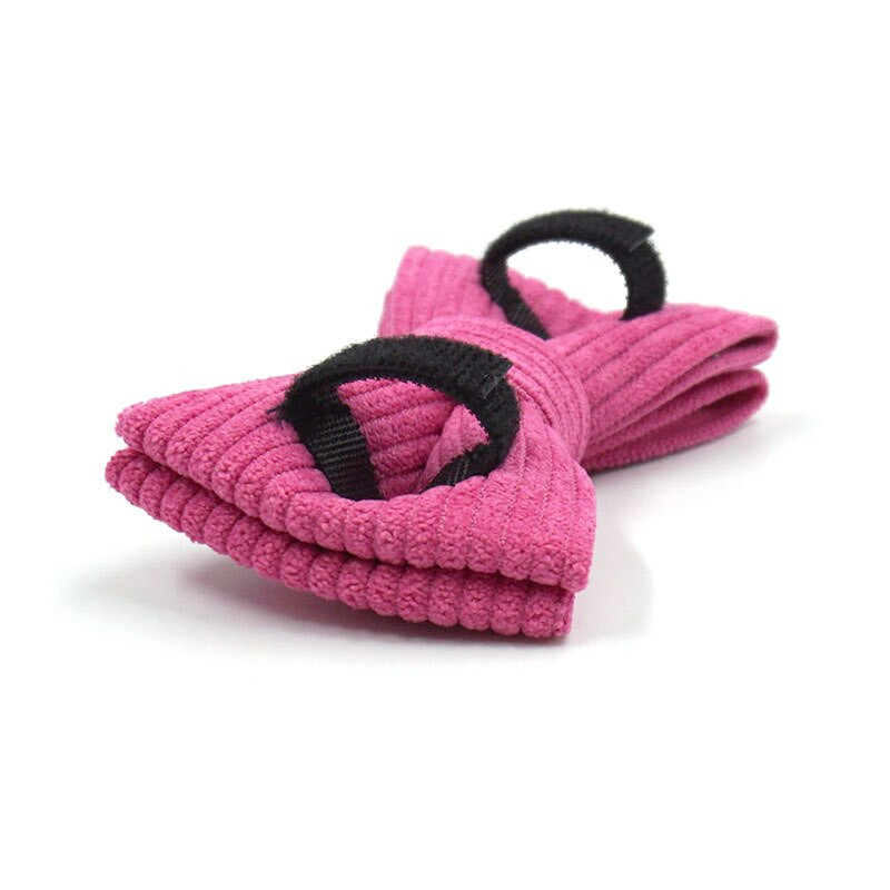 Luksuzni pojas za kućne ljubimce za pse Personalizirana žarko ružičasta ogrlica za pse s mašnom Izdržljiva potpuno prilagodljiva ogrlica za štene