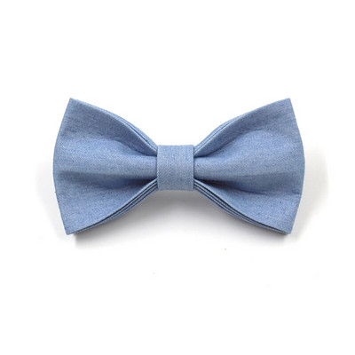 Guler de câine din denim albastru deschis cu nume Set personalizat de guleră și lesă pentru câini mici, mijlocii mari, cu papion, ham pentru câini pentru fete