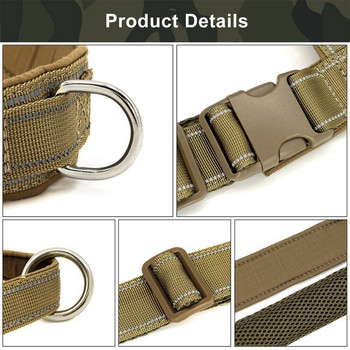 Γιλέκο σκύλου Tactical Dog Hunting Dog Ρούχα Nylon Army Police Pots Pets Γιλέκο Military MOLLE Combat Training Harness for K9 Service Dog