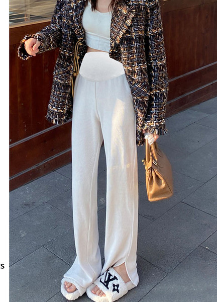 Laiad püksid – kõrge vöökohaga rasedatele