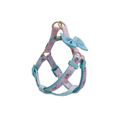 Chihuahua Accessories Luksuslik jalutusrihma ja kaelarihma komplekt koos kiki kaelakee rinnakorviga, väikesed keskmised rakmed koera rinnalihas jalutavatele koertele