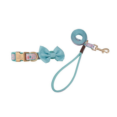 Chihuahua Accessories Luksuslik jalutusrihma ja kaelarihma komplekt koos kiki kaelakee rinnakorviga, väikesed keskmised rakmed koera rinnalihas jalutavatele koertele