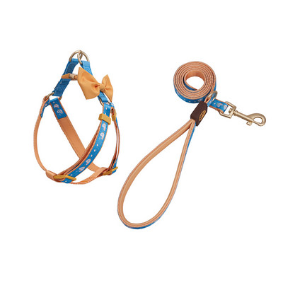 Chihuahua Accessories Luksuslik jalutusrihma ja kaelarihma komplekt koos kiki kaelakee rinnakorviga, väikesed keskmised rakmed koera rinnalihas jalutavatele koertele