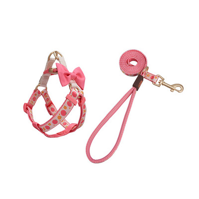 Chihuahua Accessories Luksuslik jalutusrihma ja kaelarihma komplekt koos kiki kaelakee rinnakorviga, väikesed keskmised rakmed koera rinnalihas jalutavatele koertele