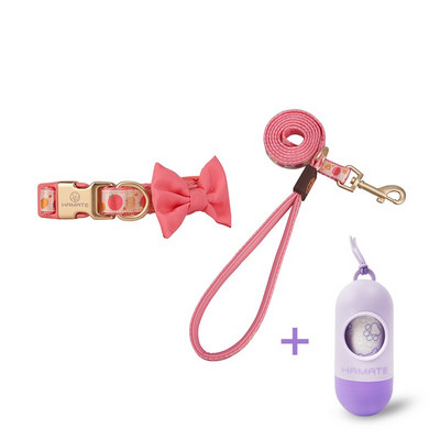 Chihuahua Accessories Luksuslik jalutusrihma ja kaelarihma komplekt koos kiki kaelakee rinnakorviga, väikesed keskmised rakmed koera rinnalihas jalutavatele koertele