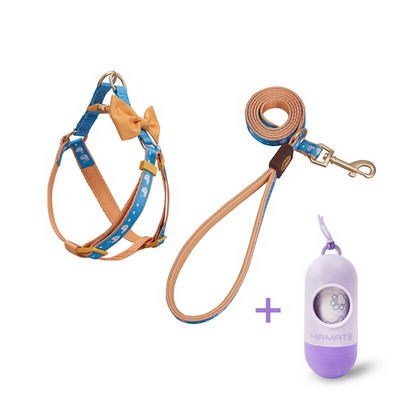 Chihuahua Accessories Luksuslik jalutusrihma ja kaelarihma komplekt koos kiki kaelakee rinnakorviga, väikesed keskmised rakmed koera rinnalihas jalutavatele koertele